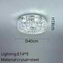 GobekUsa Crystal Ring LED Ceiling Lamp for Modern Luxury Living