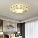 GobekUsa Crystal Round Ceiling Light - Modern Warm Bedroom Atmosphere