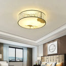 GobekUsa Crystal Round Ceiling Light - Modern Warm Bedroom Atmosphere