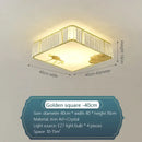 GobekUsa Crystal Round Ceiling Light - Modern Warm Bedroom Atmosphere