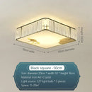 GobekUsa Crystal Round Ceiling Light - Modern Warm Bedroom Atmosphere