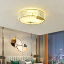GobekUsa Crystal Round Ceiling Light - Modern Warm Bedroom Atmosphere