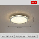 GobekUsa Crystal Round LED Ceiling Chandelier - Modern Stainless Steel Light