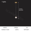 GobekUsa Crystal Stair Football Shaped Chandelier with G9 Lights