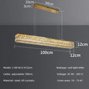 GobekUsa Crystal Steel LED Pendant Light | Modern Dining Room Hanging Lamp