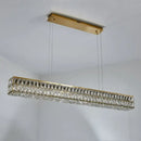 GobekUsa Crystal Steel LED Pendant Light | Modern Dining Room Hanging Lamp