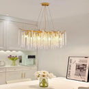 GobekUsa Crystal Tassel Chandelier Luxury Pendant for Home, Living Room, Dining Room, Hotel Hall