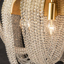 GobekUsa Crystal Tassels LED Ceiling Chandelier for Elegant Home Decor Lighting