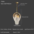 GobekUsa Crystal Tassels LED Ceiling Chandelier for Elegant Home Decor Lighting
