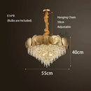 GobekUsa Crystal Tassles Pendant Light 2024 | Modern Luxury Chandelier for Living Room