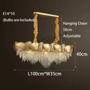 GobekUsa Crystal Tassles Pendant Light 2024 | Modern Luxury Chandelier for Living Room