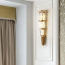 GobekUsa Crystal Torch Wall Lamp: Modern Light Luxury for Living Room, Bedroom, Study, Restaurant.