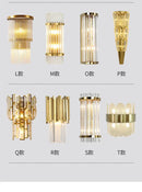 GobekUsa Crystal Wall Lamp: Modern Luxury for Living Room, Bedroom, and Aisle