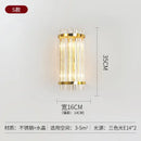 GobekUsa Crystal Wall Lamp: Modern Luxury for Living Room, Bedroom, and Aisle