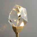 GobekUsa Crystal Wall Lamp: Modern Light Luxury LED Fixture for Bedroom, Living Room & TV Background