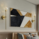 GobekUsa Crystal Wall Lamp: Modern Light Luxury LED Fixture for Bedroom, Living Room & TV Background