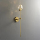 GobekUsa Crystal Wall Lamp: Modern Light Luxury LED Fixture for Bedroom, Living Room & TV Background