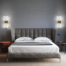 GobekUsa Crystal Wall Lamp for Bedroom Living Room Aisle Lighting