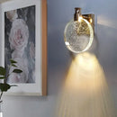 GobekUsa Crystal Wall Lamp: Modern Bedside Sconce for Bedroom, Living, Dining, Makeup