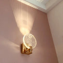 GobekUsa Crystal Wall Lamp: Modern Bedside Sconce for Bedroom, Living, Dining, Makeup