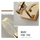 GobekUsa Crystal Wall Lamp: Modern Bedside Sconce for Bedroom, Living, Dining, Makeup