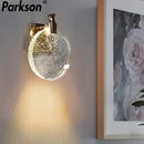 GobekUsa Crystal Wall Lamp: Modern Bedside Sconce for Bedroom, Living, Dining, Makeup