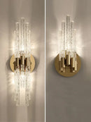 GobekUsa Crystal Wall Lamp: Modern & Simple Living Room Light for Corridor & Bedside
