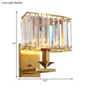 GobekUsa Modern Crystal Brass Wall Sconce