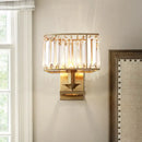 GobekUsa Modern Crystal Brass Wall Sconce