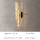 GobekUsa Crystal Wall Lamp: Elegant Lighting for Home, Hotel, or Office Decor