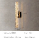 GobekUsa Crystal Wall Lamp: Elegant Lighting for Home, Hotel, or Office Decor