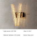 GobekUsa Crystal Wall Lamp: Elegant Lighting for Home, Hotel, or Office Decor