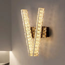 GobekUsa Crystal Wall Lamp: Elegant Lighting for Home, Hotel, or Office Decor