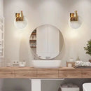 GobekUsa Crystal Wall Lamp LED Modern Glass Gold Luxury Lighting