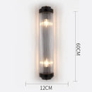 GobekUsa Crystal Wall Lamp for Modern Light Luxury Living Room, Bedroom, and Dining Area