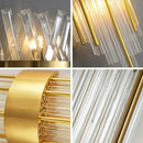 GobekUsa Crystal Wall Lamp for Modern Light Luxury Living Room, Bedroom, and Dining Area