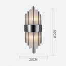 GobekUsa Crystal Wall Lamp for Modern Light Luxury Living Room, Bedroom, and Dining Area
