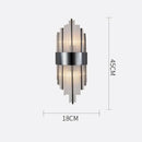 GobekUsa Crystal Wall Lamp for Modern Light Luxury Living Room, Bedroom, and Dining Area