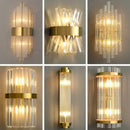 GobekUsa Crystal Wall Lamp for Modern Light Luxury Living Room, Bedroom, and Dining Area