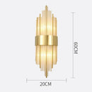 GobekUsa Crystal Wall Lamp for Modern Light Luxury Living Room, Bedroom, and Dining Area