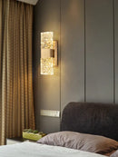 GobekUsa Crystal Wall Lamp for Modern Light Luxury Living Room and Bedside Wall Décor.