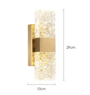 GobekUsa Crystal Wall Lamp for Modern Light Luxury Living Room and Bedside Wall Décor.