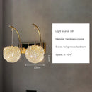 GobekUsa Crystal Wall Lights Sconce for Bedroom Foyer Bedside Aisle.