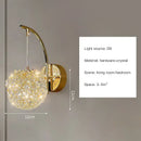 GobekUsa Crystal Wall Lights Sconce for Bedroom Foyer Bedside Aisle.