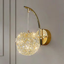 GobekUsa Crystal Wall Lights Sconce for Bedroom Foyer Bedside Aisle.