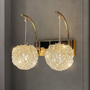 GobekUsa Crystal Wall Lights Sconce for Bedroom Foyer Bedside Aisle.
