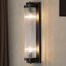 GobekUsa Crystal Wall Sconce: Copper LED Bedroom Lighting for TV Background, Dining Room