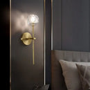 GobekUsa Crystal Wall Sconce: Modern LED Fixture for Bedroom, Living Room, and Hallway