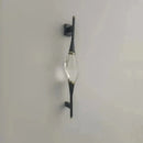 GobekUsa Crystal Wall Sconce Copper Body Light for Bedside, Stair, Foyer, Dining Room