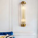 GobekUsa Crystal Wall Sconce Lamp for Living Room Bedside Decor Glass Gold Lighting